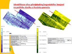 Identifikace vlivu předplodiny / organického hnojení na potřebu dusíku a hustotu porostu (zobrazeno 72x)